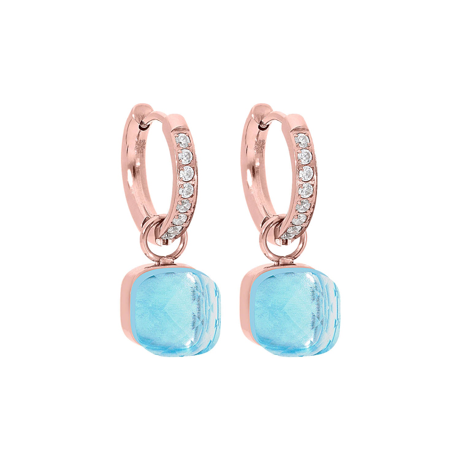 Firenze Deluxe Hoop Earring - Rose Gold