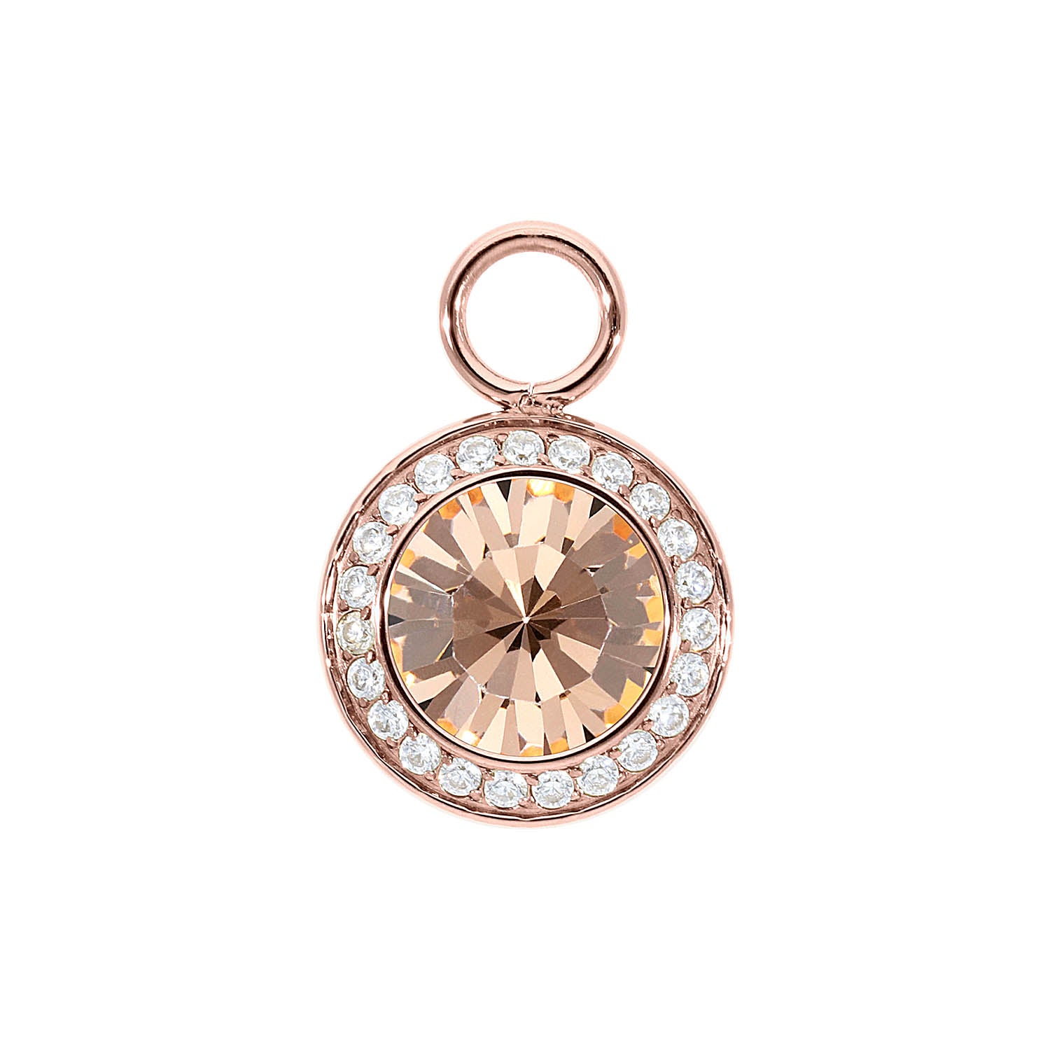 Tondo Deluxe Charm 13 mm - Roségold