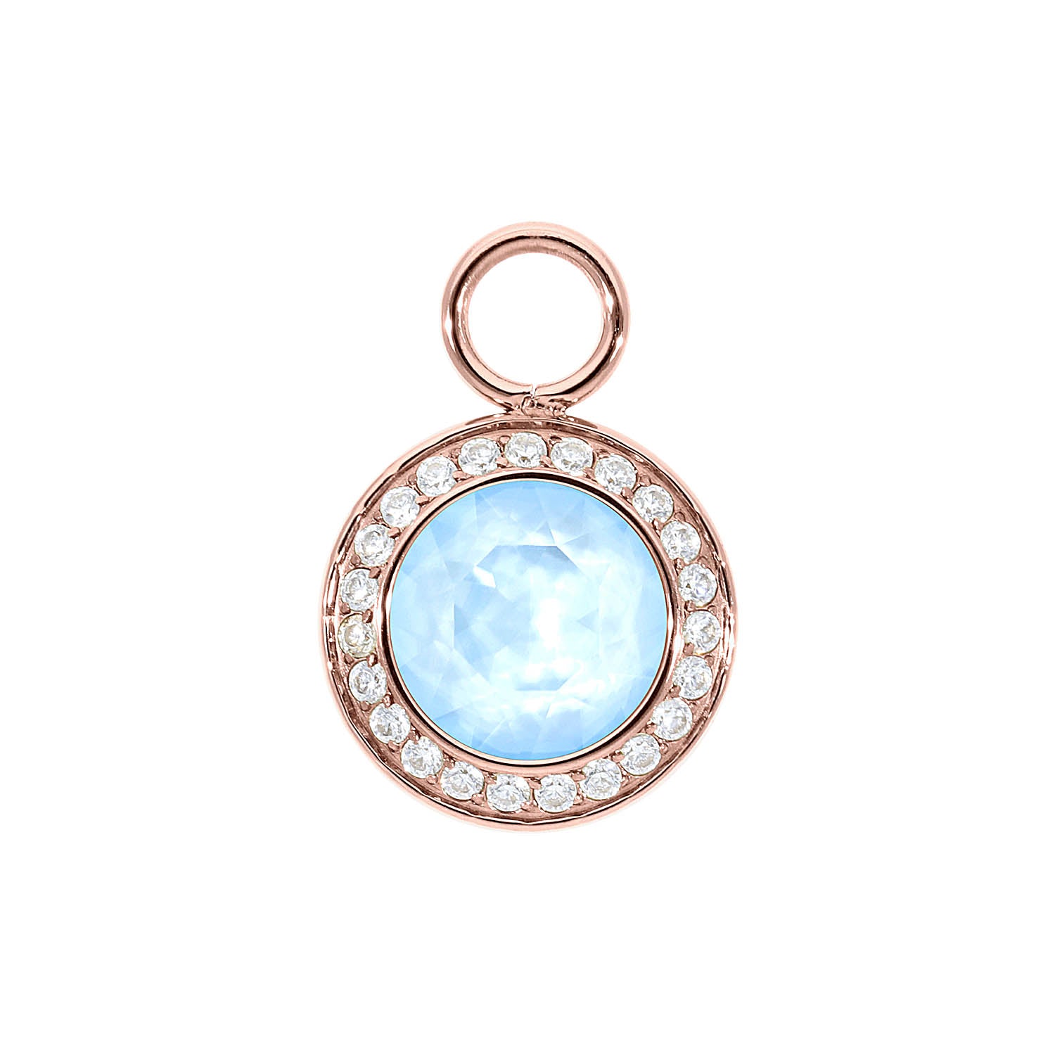 Tondo Deluxe Charm 13 mm - Roségold