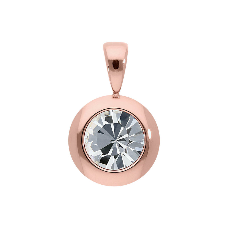 Tondo pendant 13 mm - Rose Gold