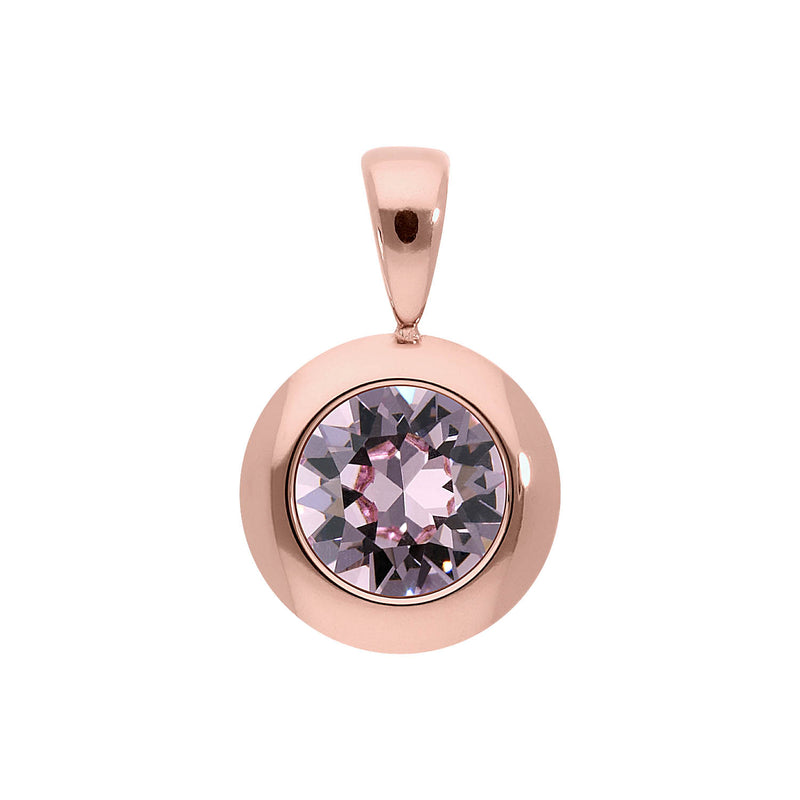 Tondo pendant 13 mm - Rose Gold