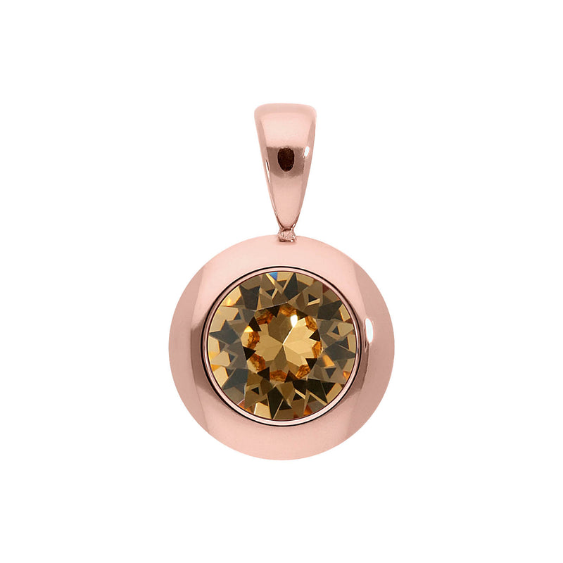 Tondo pendant 13 mm - Rose Gold