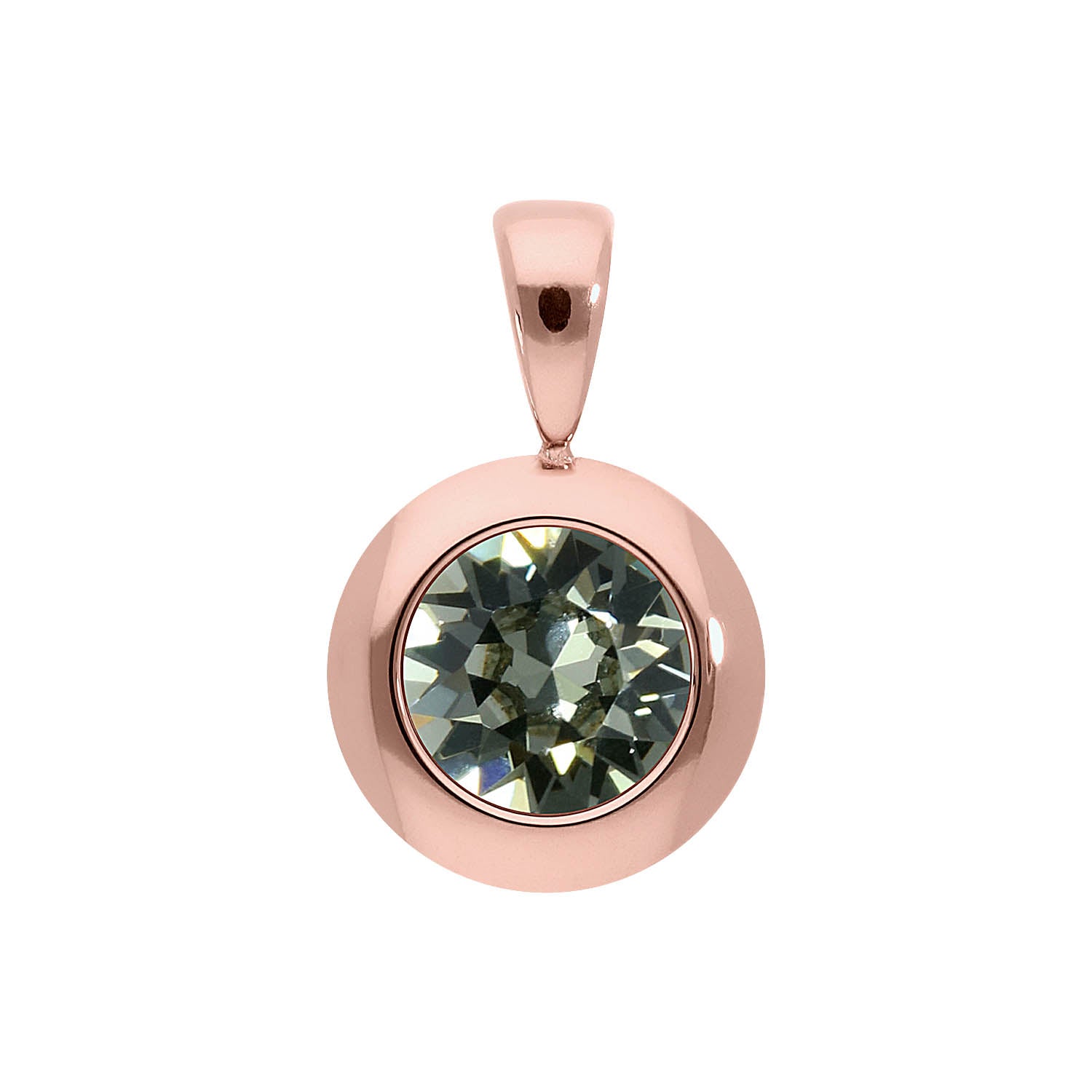 Tondo pendant 13 mm - Rose Gold