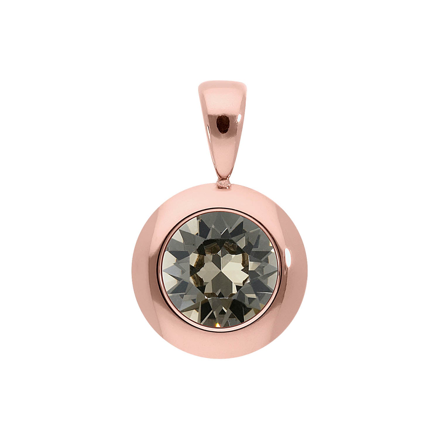 Tondo pendant 13 mm - Rose Gold