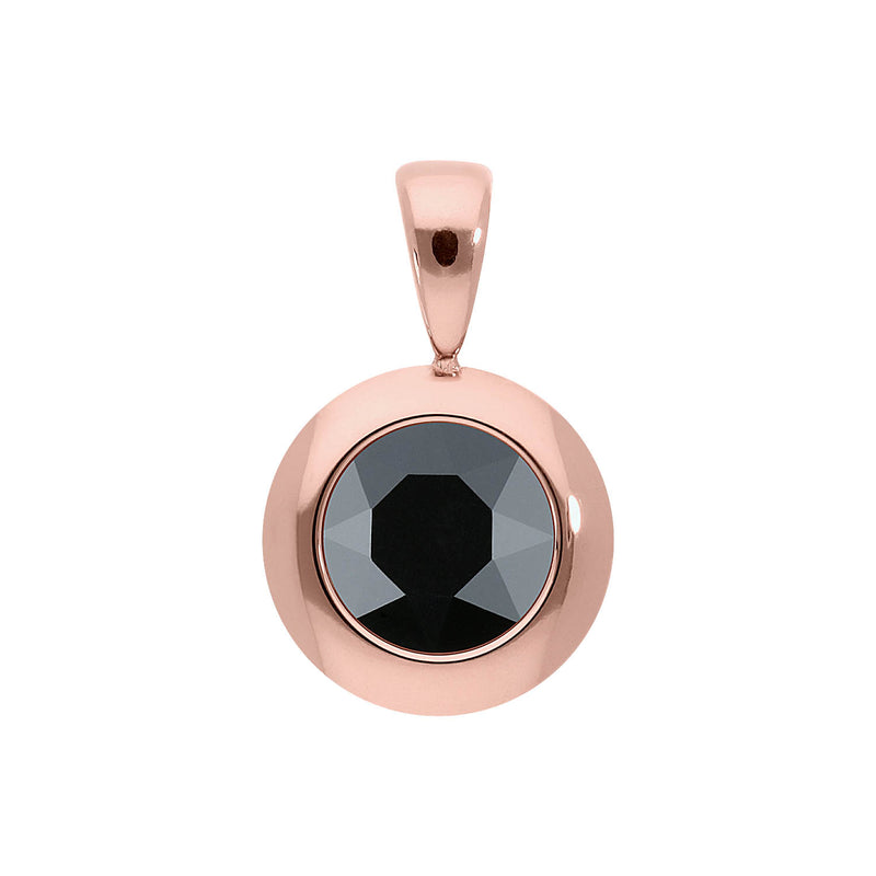 Tondo pendant 13 mm - Rose Gold