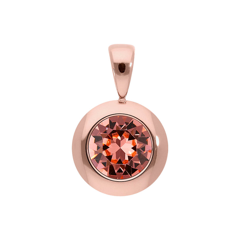 Tondo pendant 13 mm - Rose Gold