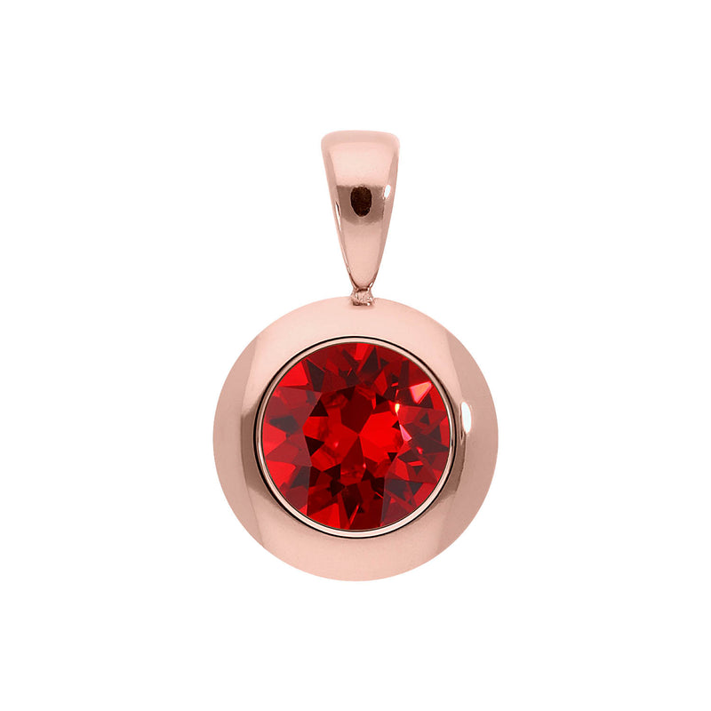 Tondo pendant 13 mm - Rose Gold