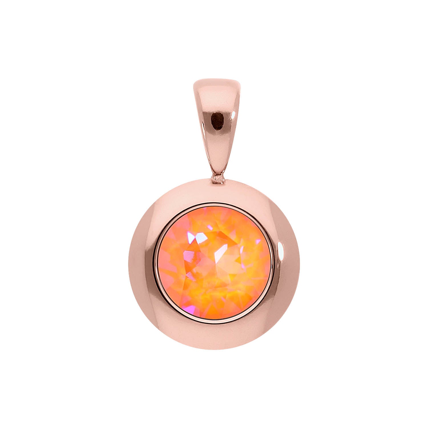 Tondo pendant 13 mm - Rose Gold