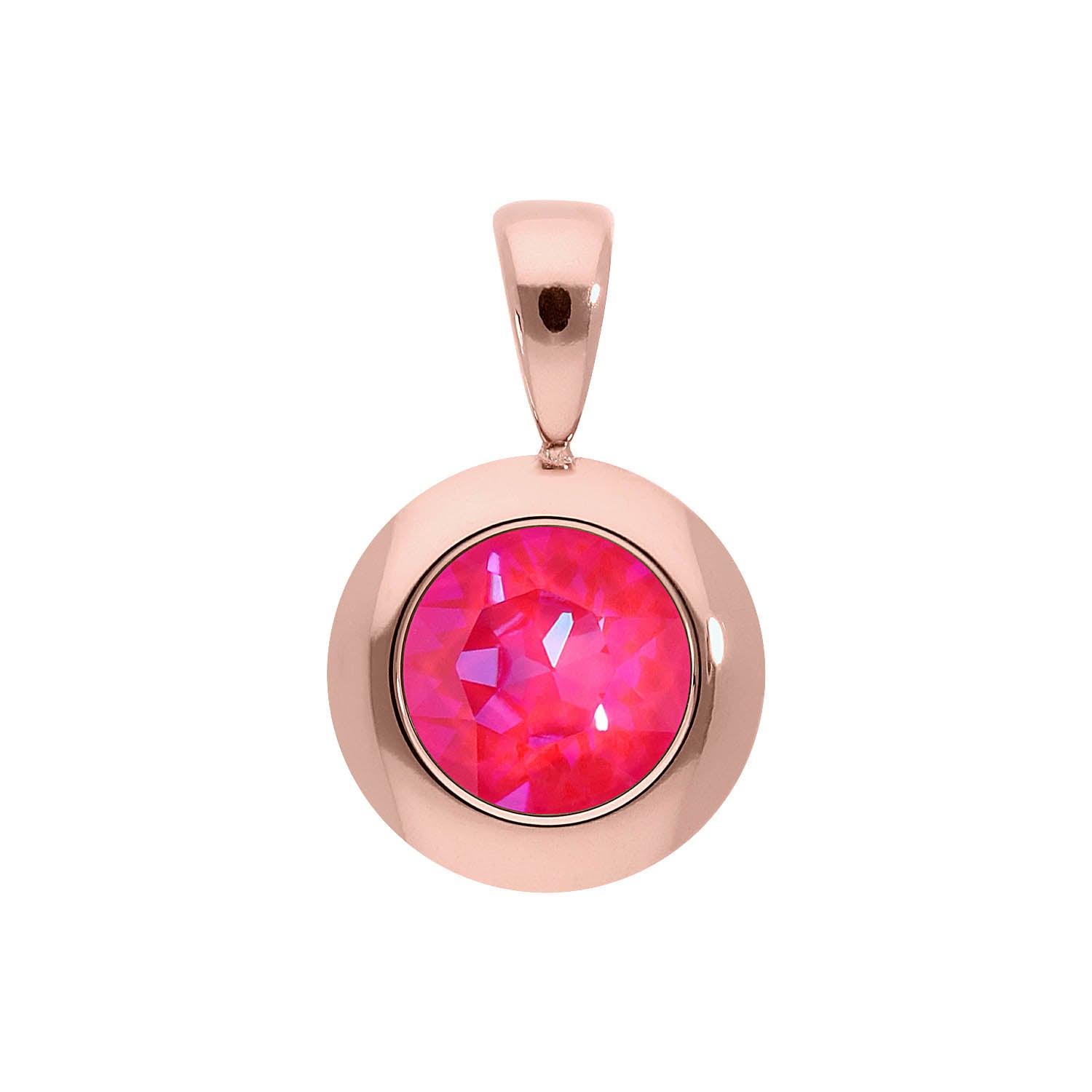 Tondo pendant 13 mm - Rose Gold