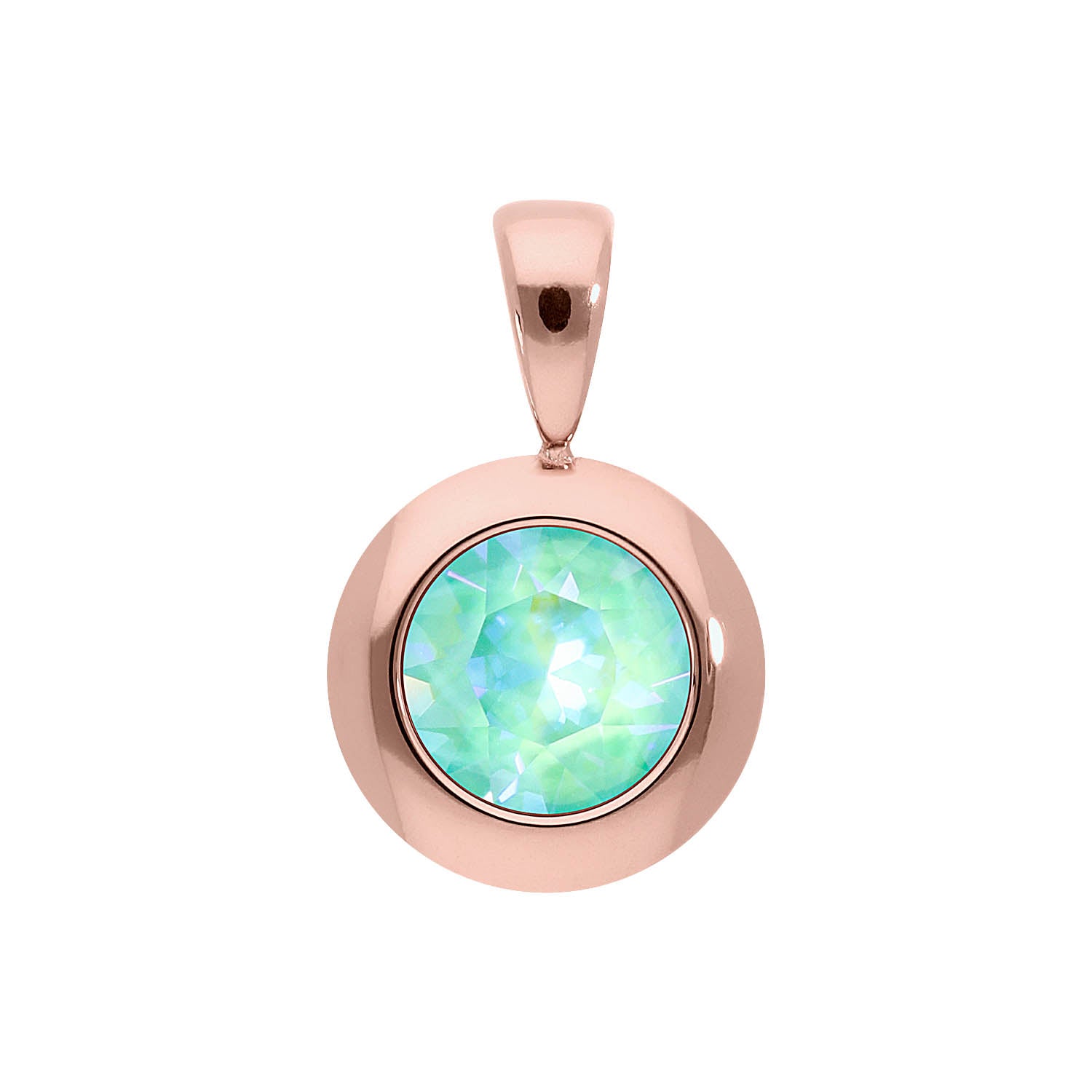 Tondo pendant 13 mm - Rose Gold