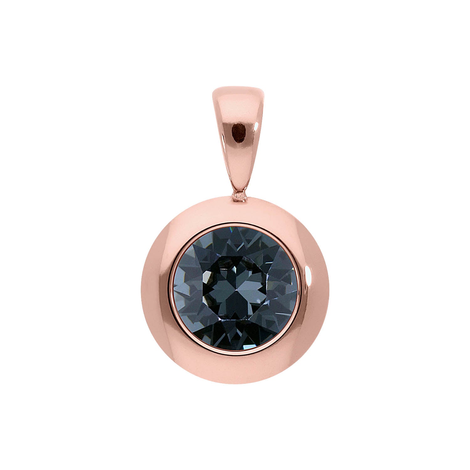 Tondo pendant 13 mm - Rose Gold