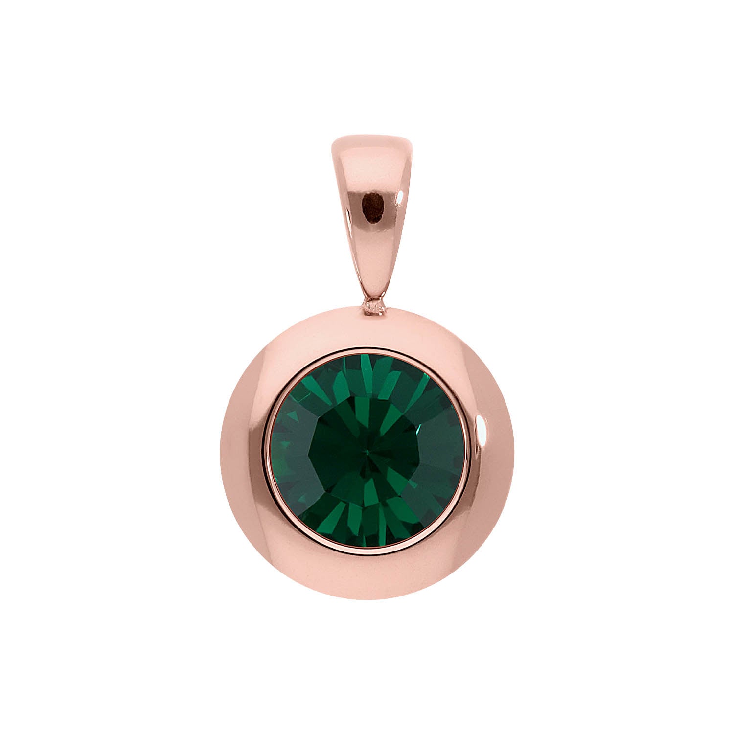 Tondo pendant 13 mm - Rose Gold