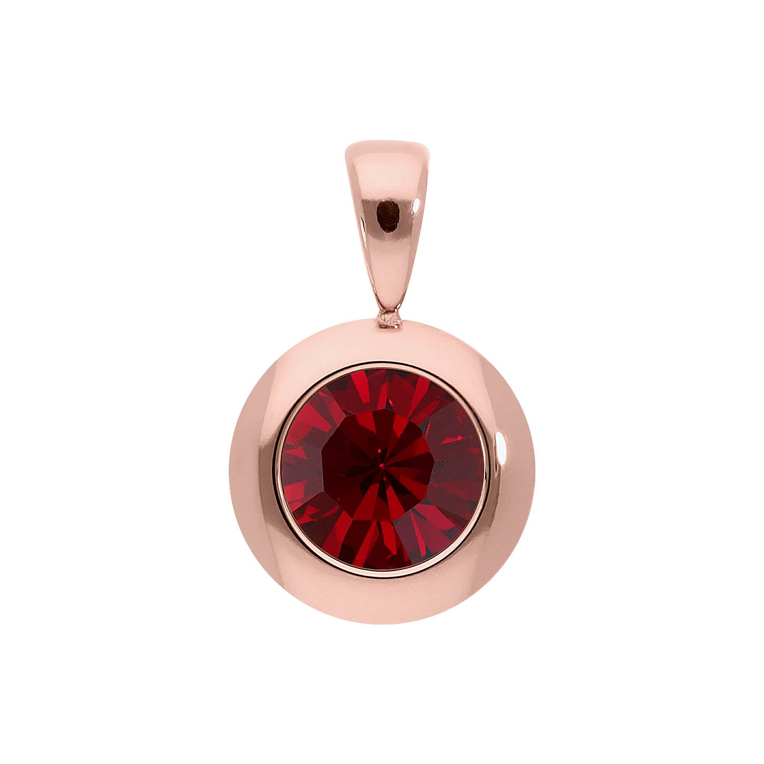 Tondo pendant 13 mm - Rose Gold