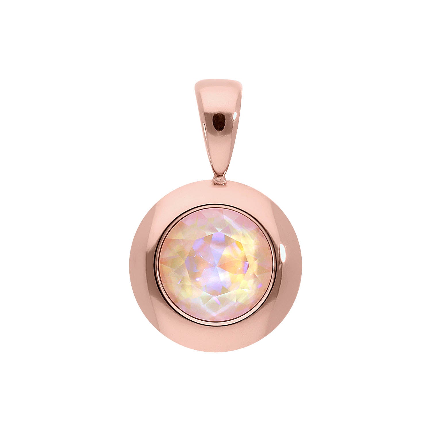 Tondo pendant 13 mm - Rose Gold