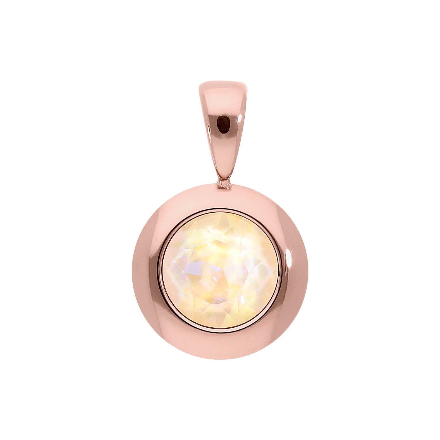 Tondo pendant 13 mm - Rose Gold