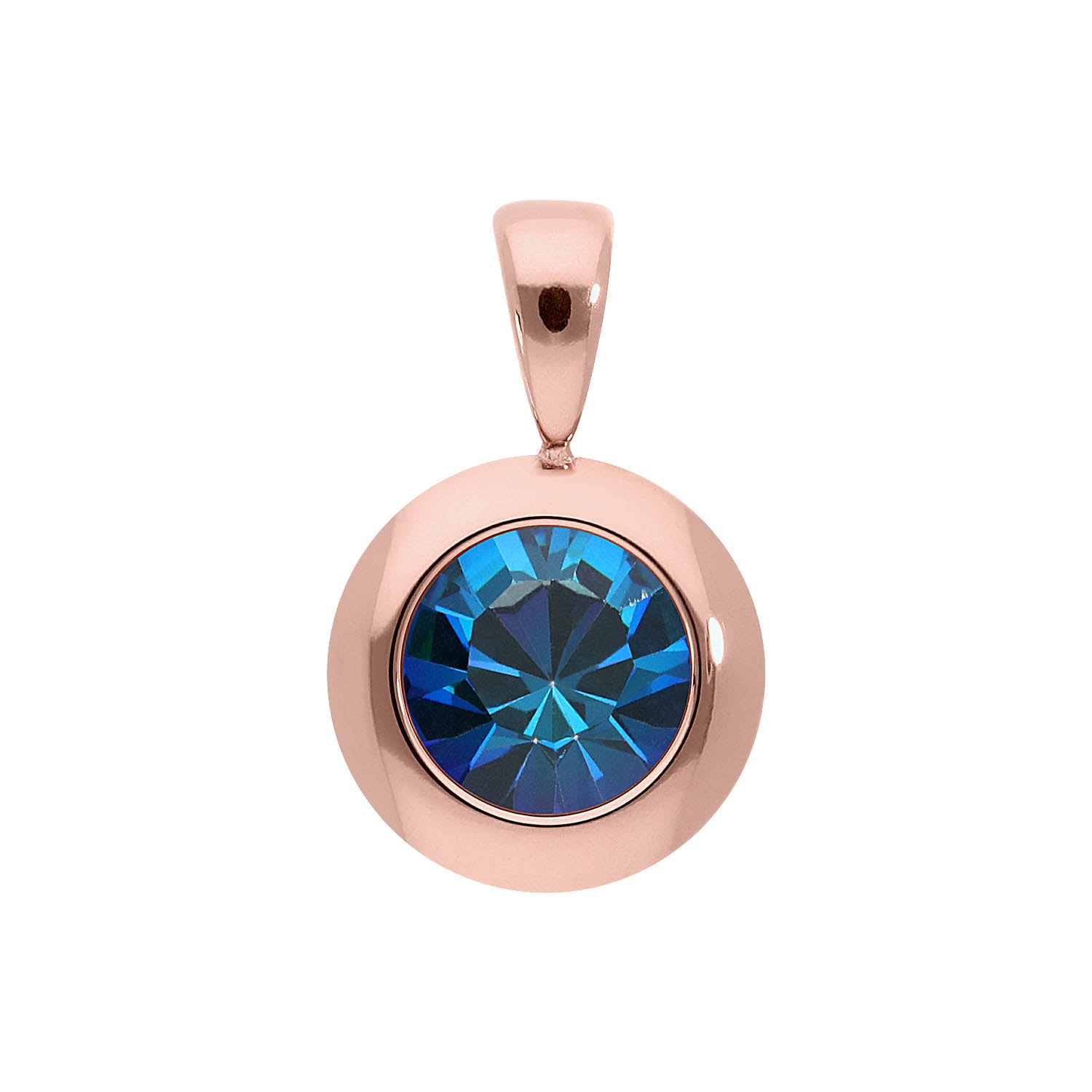 Tondo pendant 13 mm - Rose Gold