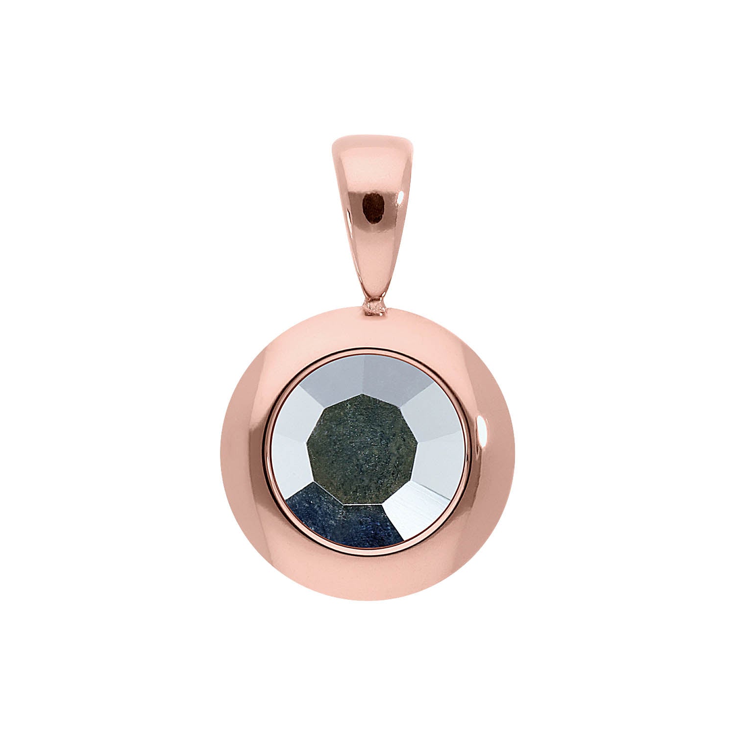 Tondo pendant 13 mm - Rose Gold