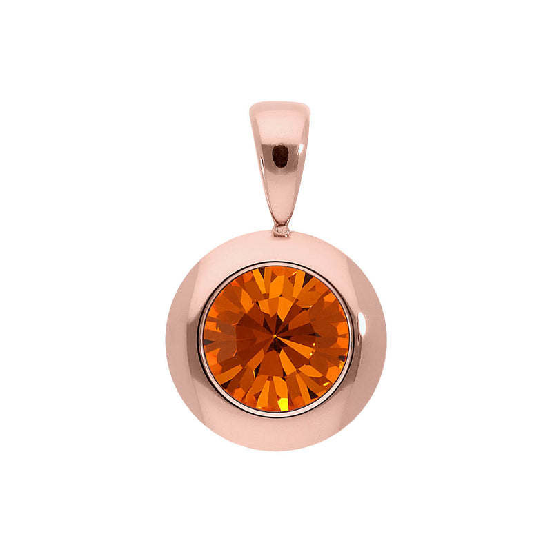 Tondo pendant 13 mm - Rose Gold