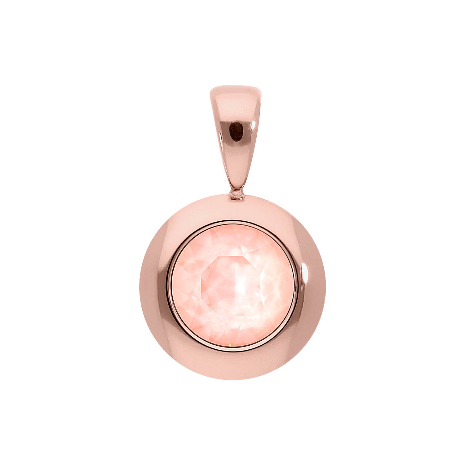 Tondo pendant 13 mm - Rose Gold