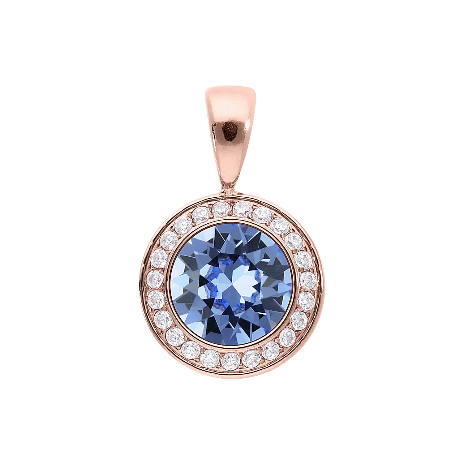 Tondo Deluxe pendant 13 mm - Rose Gold