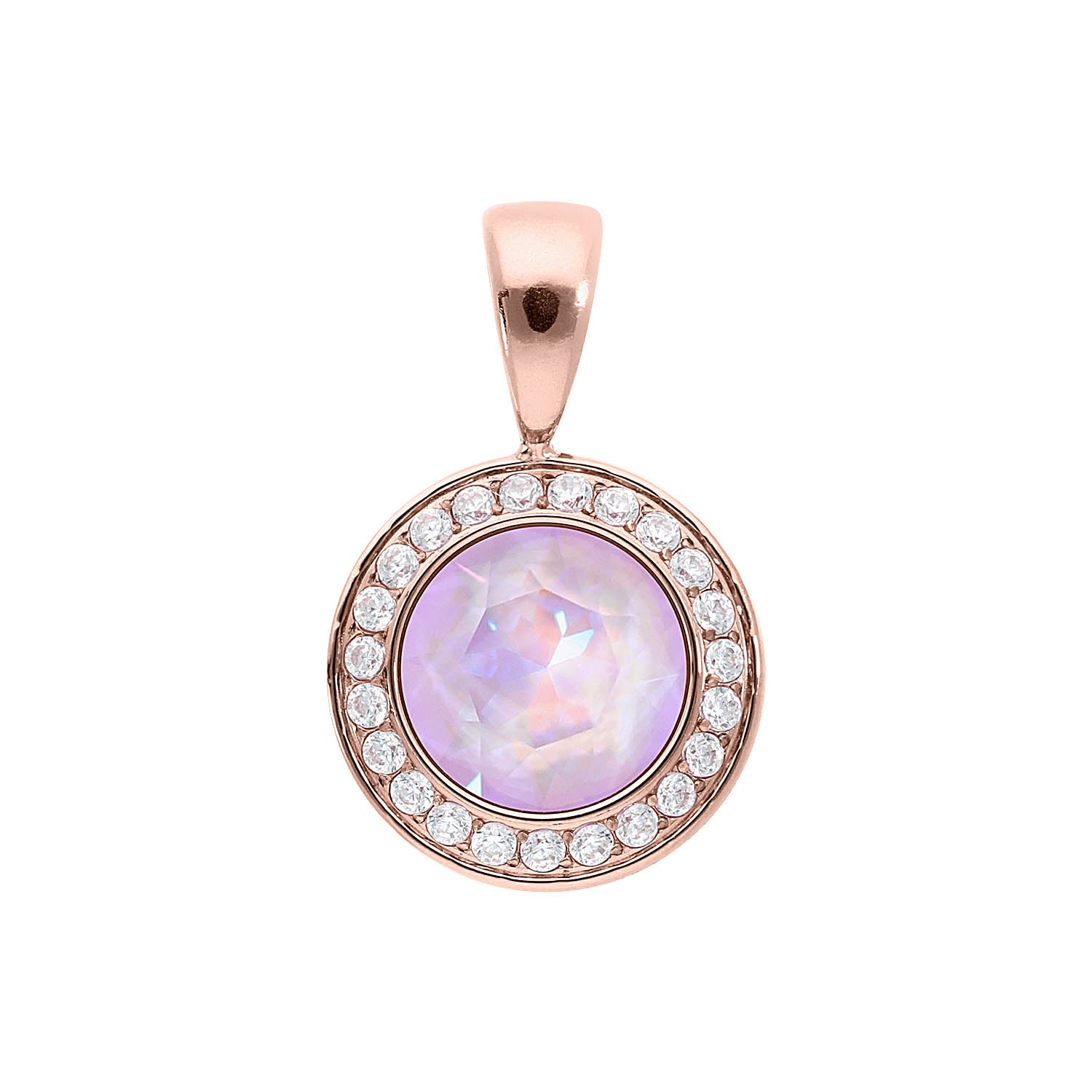 Tondo Deluxe pendant 13 mm - Rose Gold