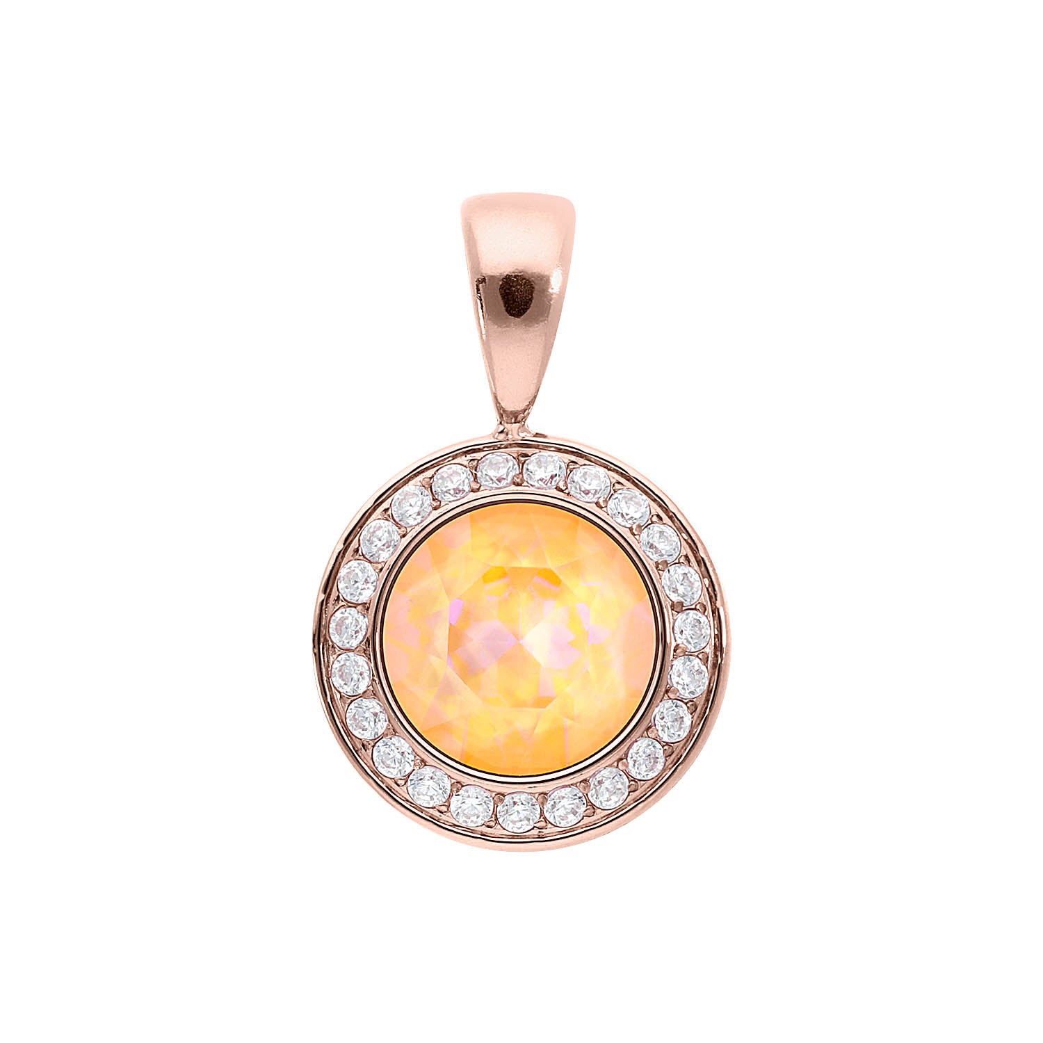 Tondo Deluxe pendant 13 mm - Rose Gold