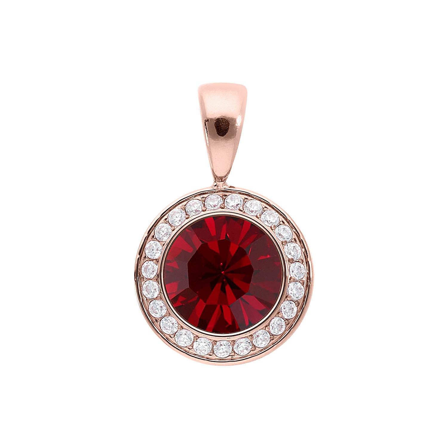 Tondo Deluxe pendant 13 mm - Rose Gold