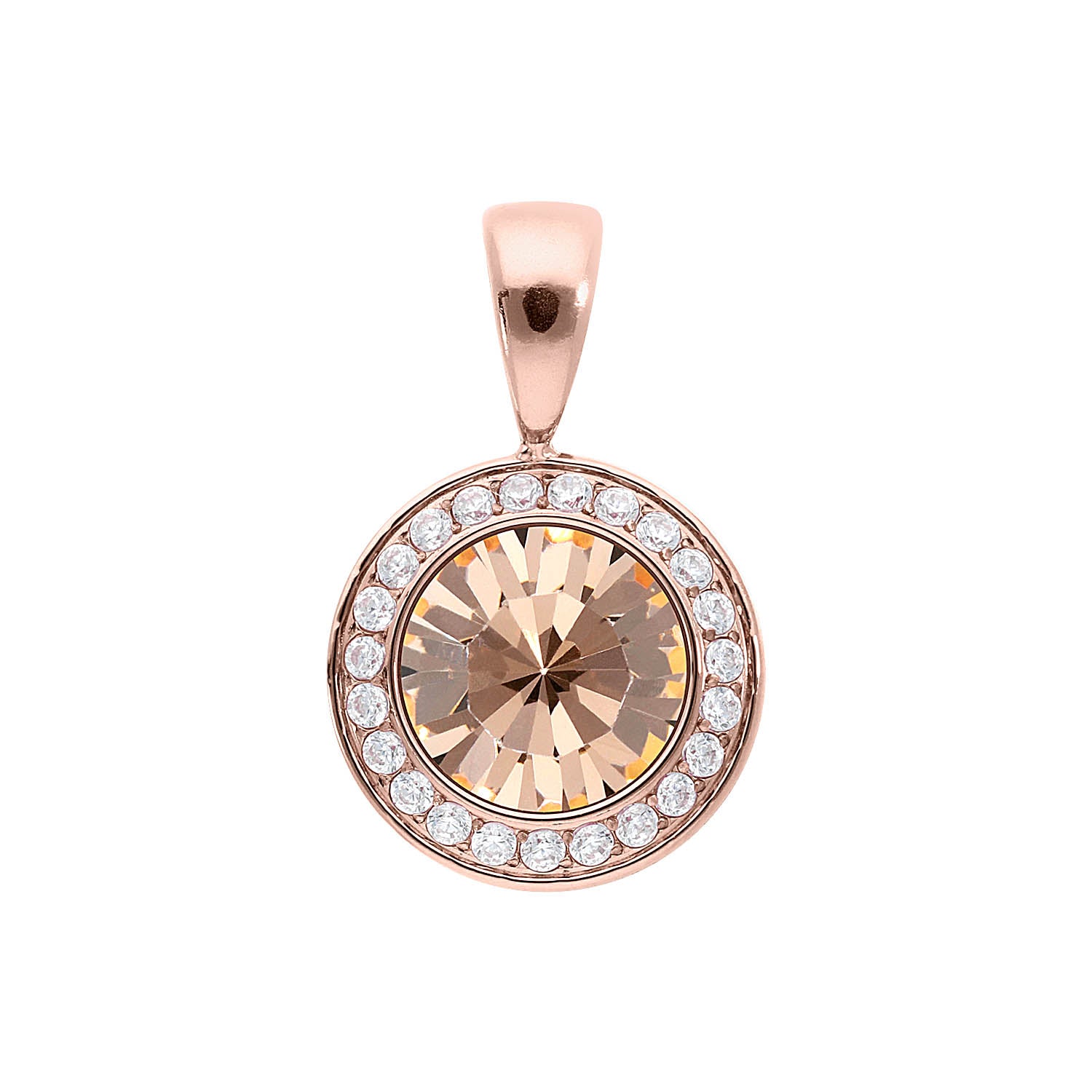 Tondo Deluxe pendant 13 mm - Rose Gold