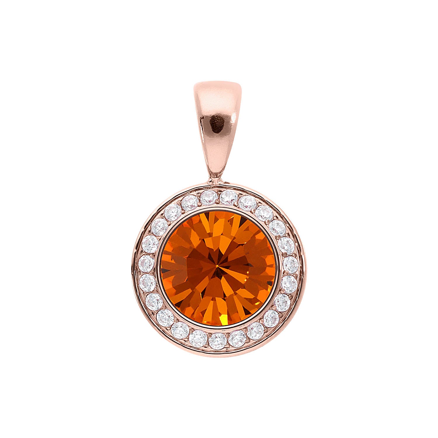 Tondo Deluxe pendant 13 mm - Rose Gold