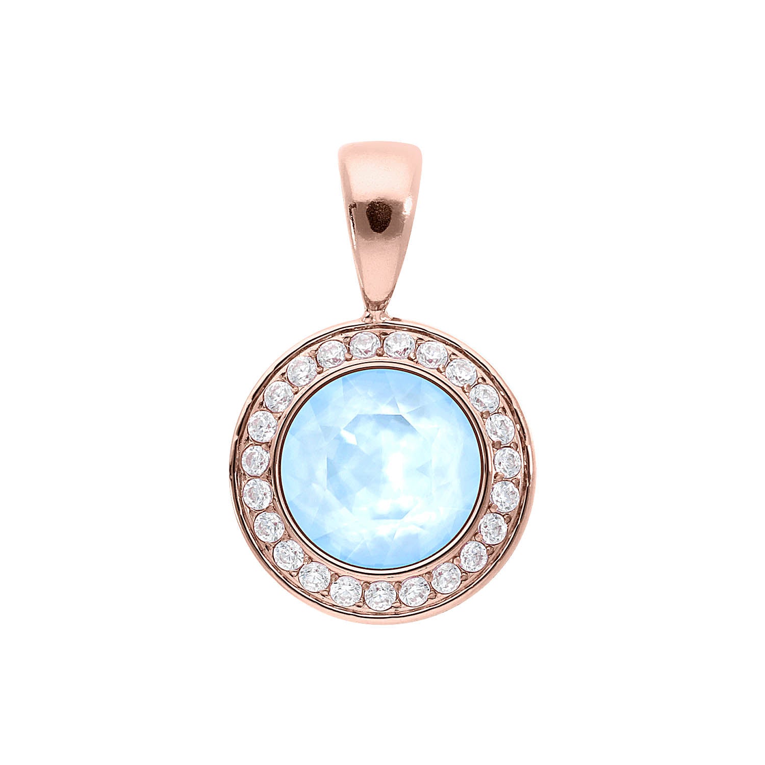 Tondo Deluxe pendant 13 mm - Rose Gold