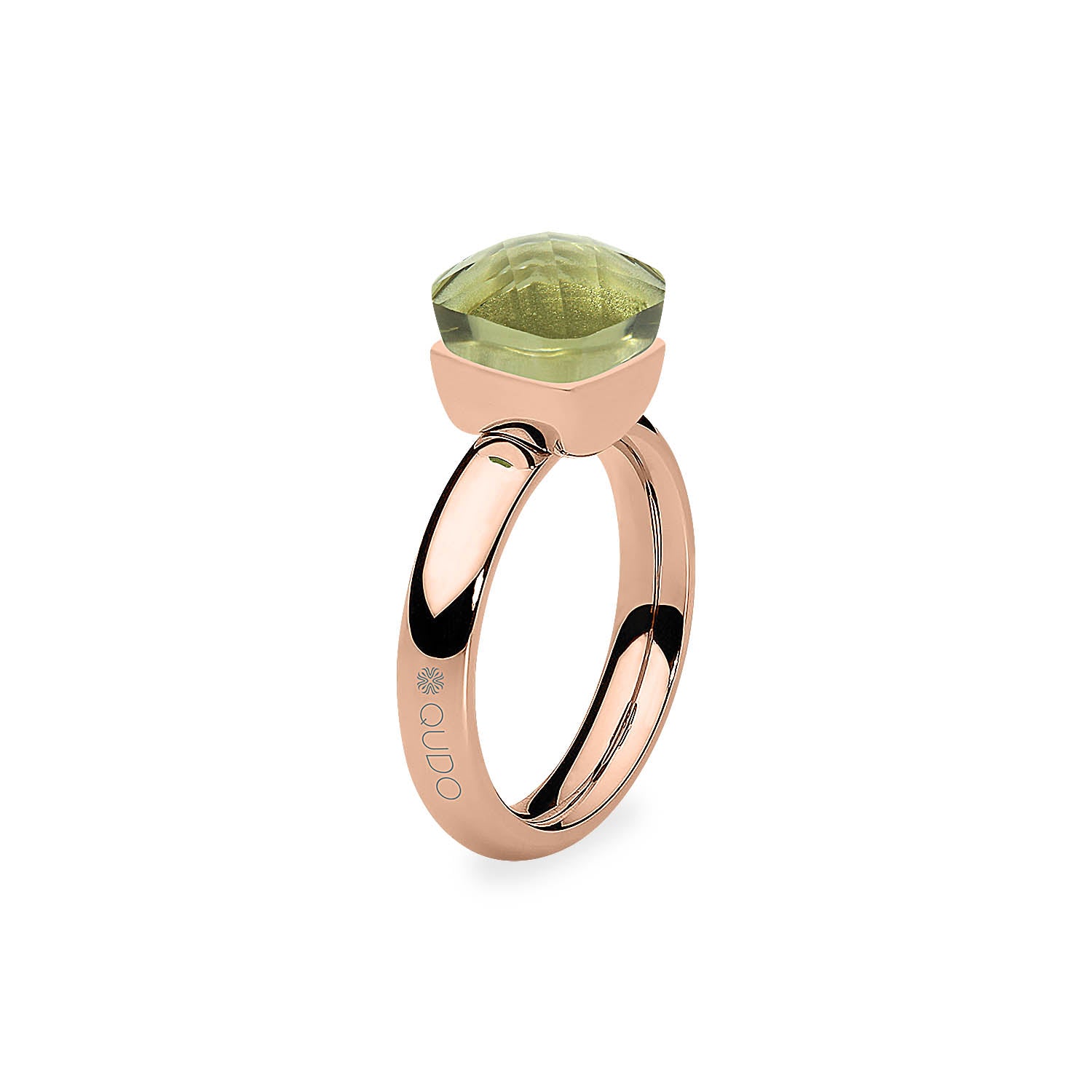 Firenze Ring - Shades of Green & Brown - Roségold