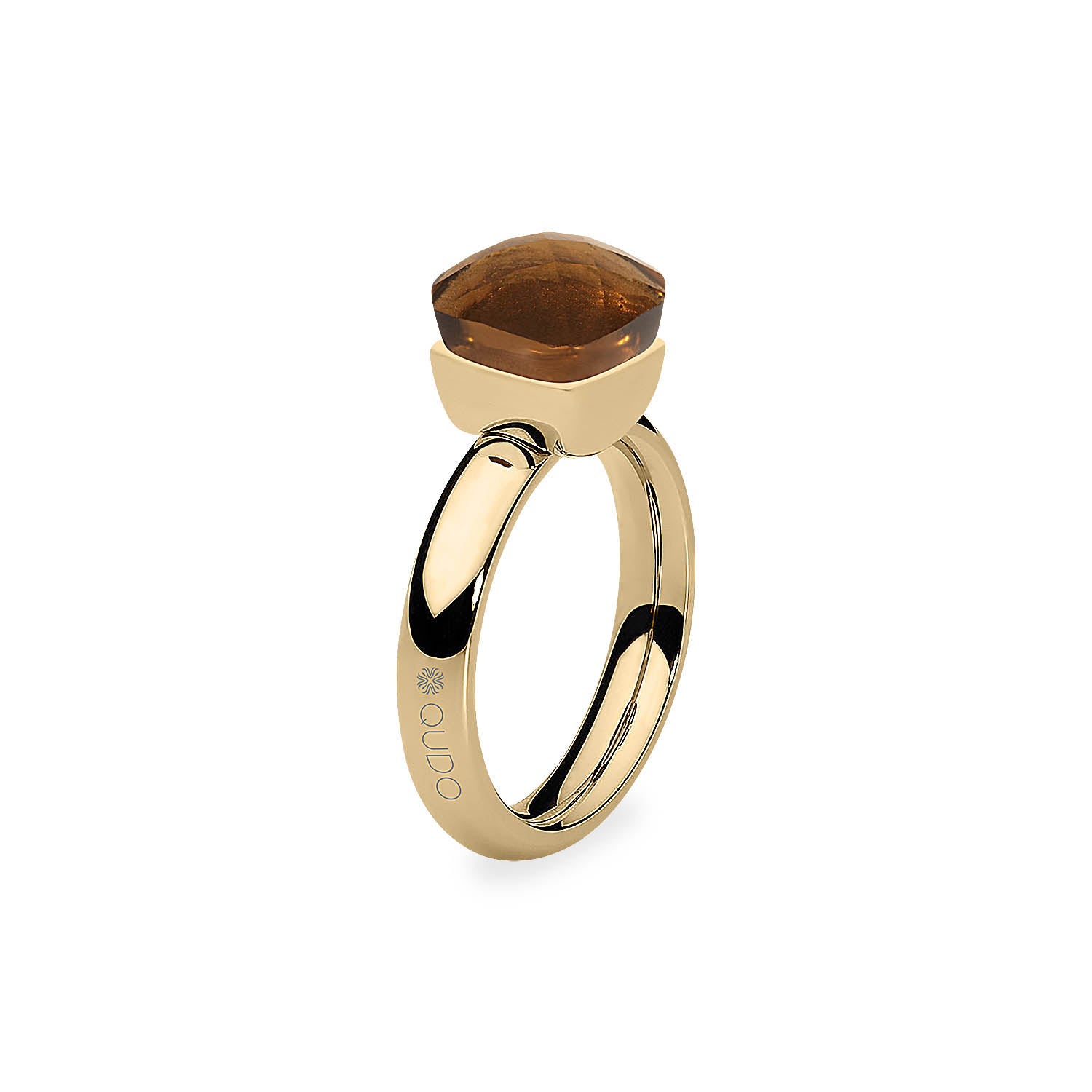 Firenze Ring - Shades of Green & Brown - Gold