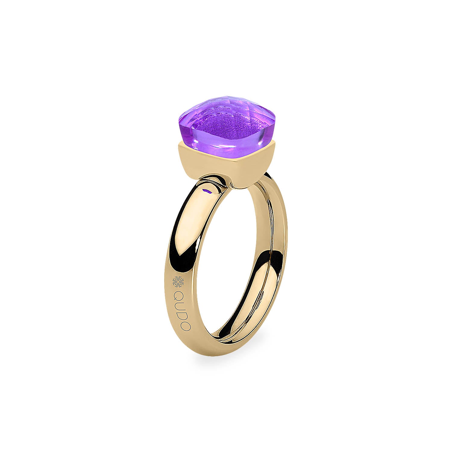 Firenze Ring - Shades of Red & Purple - Gold