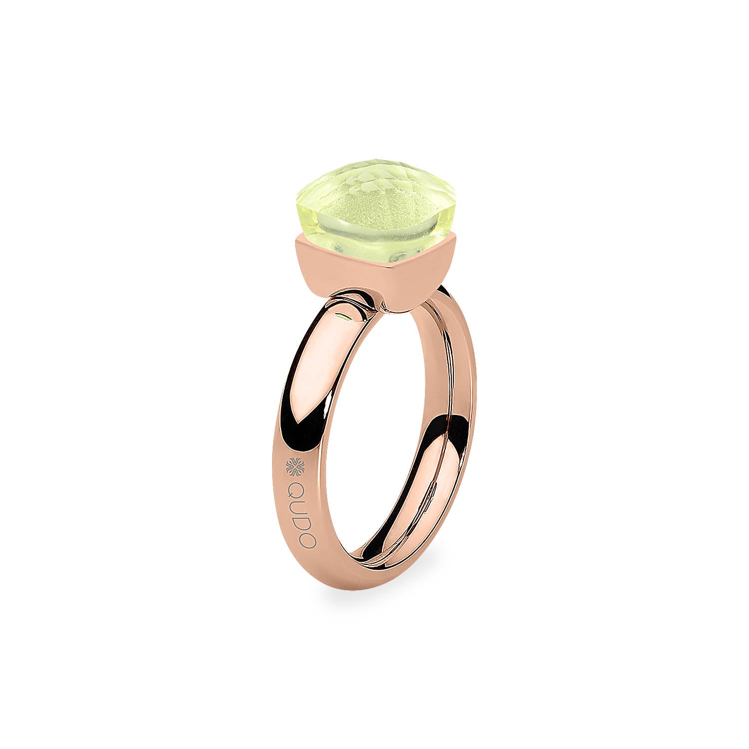 Firenze Ring - Shades of Green & Brown - Roségold