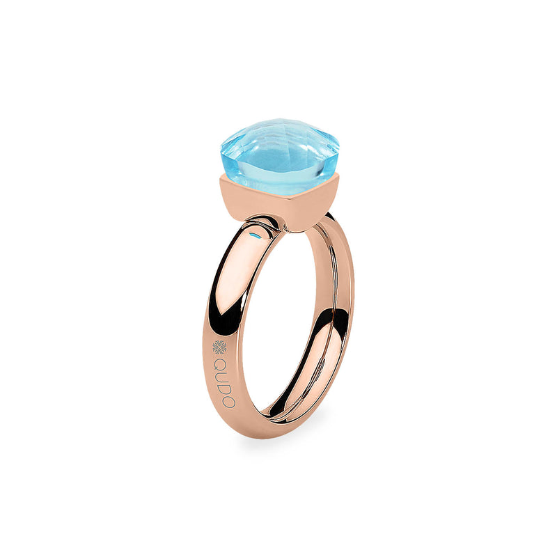 Firenze Ring - Shades of Blue - Rose Gold