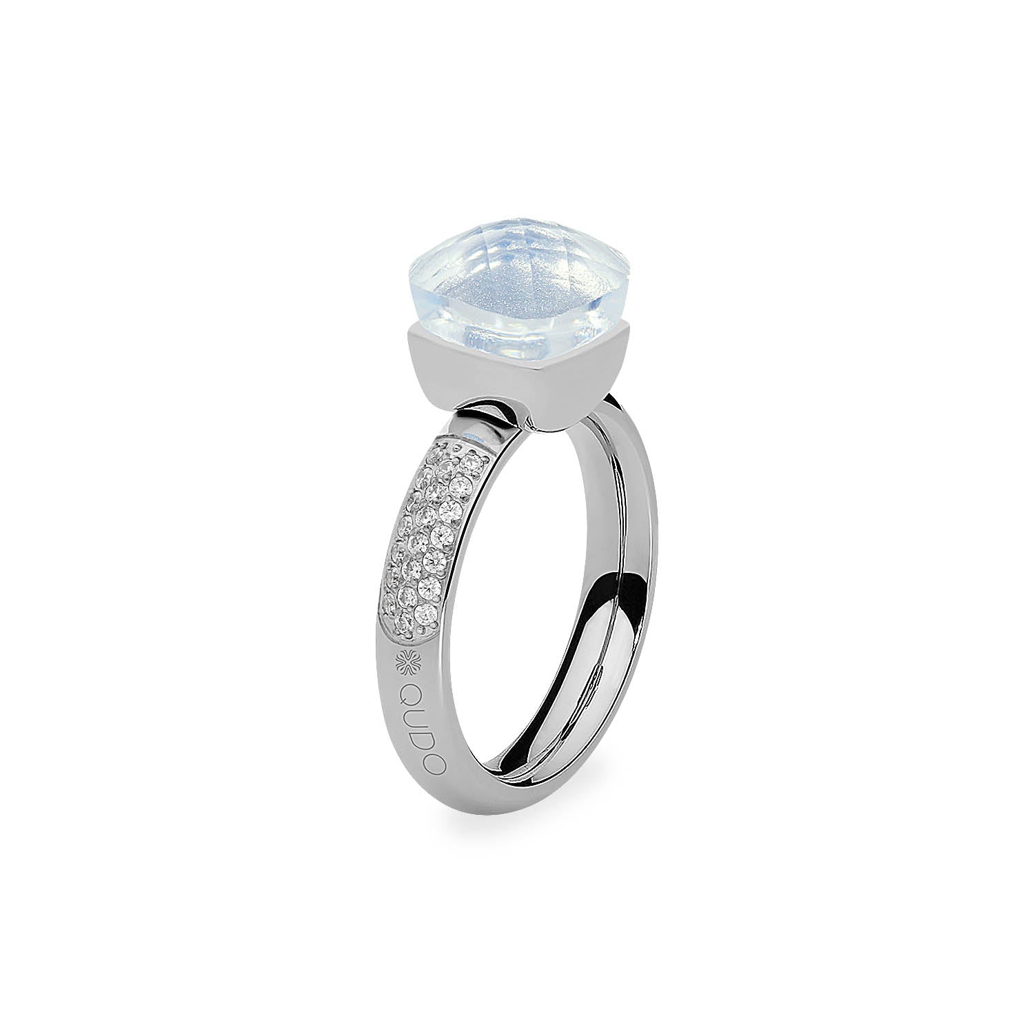 Firenze Deluxe Ring - Shades of Blue - Silver