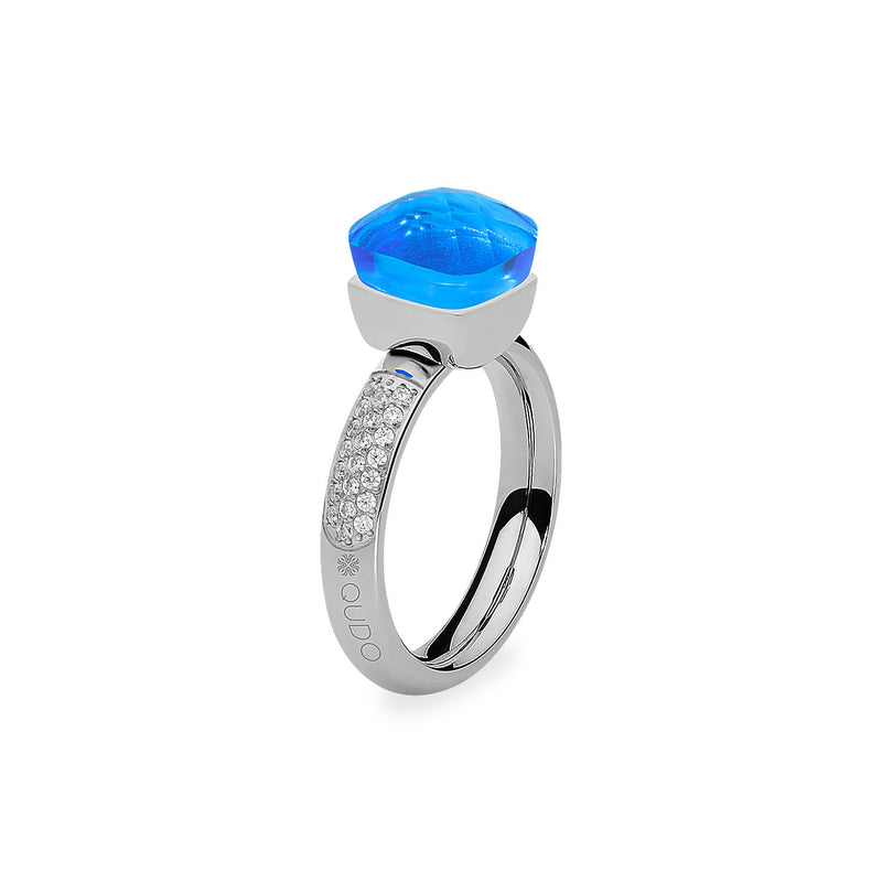 Firenze Deluxe Ring - Shades of Blue - Silver