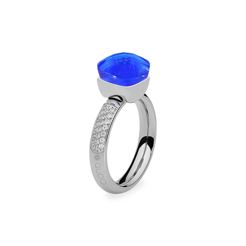 Firenze Deluxe Ring - Shades of Blue - Silver