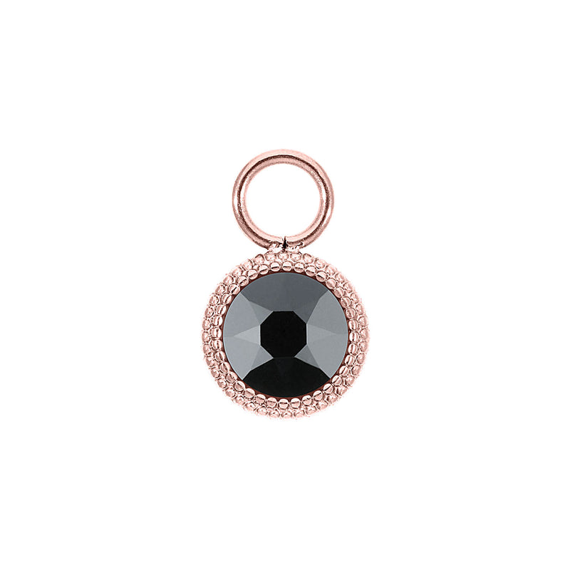 Fabero Flat Charm 10 mm - Roségold