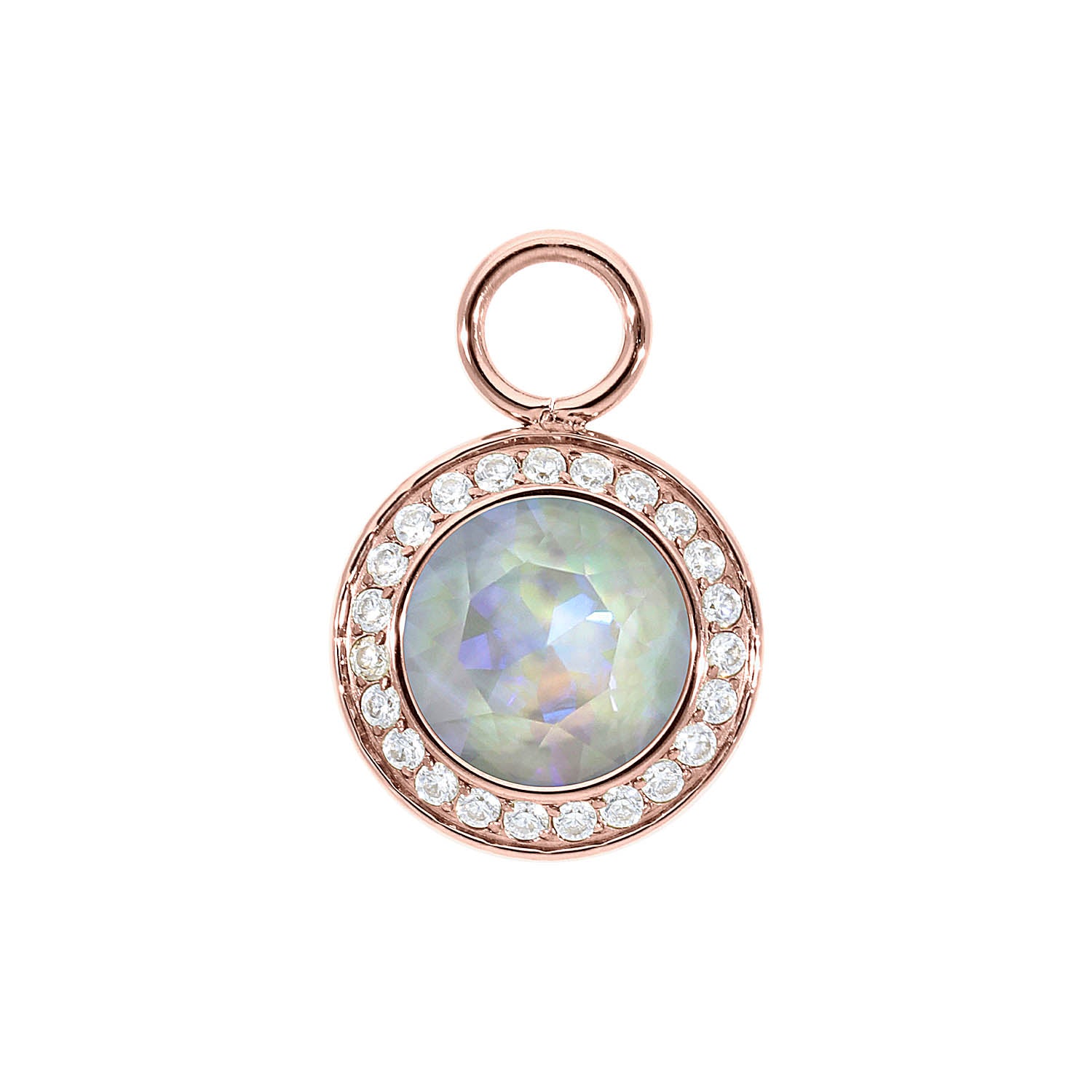 Tondo Deluxe Charm 13mm - Rose Gold