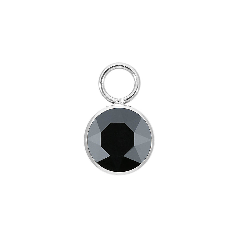 Bottone Charm 10 mm - Silver